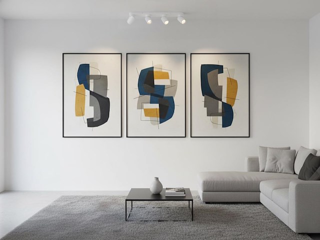 4 x gu10 opbouwspot armatuur 4 cilinder zand wit draaibaar - afbeelding 2 van  5