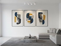 4 x gu10 opbouwspot armatuur 4 cilinder zand wit draaibaar - afbeelding 2 van  5