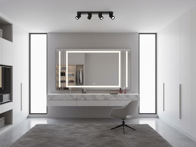 4 x gu10 opbouwspot armatuur 4 cilinder zand zwart draaibaar - afbeelding 3 van  7