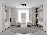 4 x gu10 opbouwspot armatuur triple cilinder zand zwart en goud draaibaar - afbeelding 2 van  7