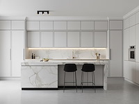 4 x gu10 opbouwspot armatuur triple cilinder zand zwart en goud draaibaar - afbeelding 1 van  7