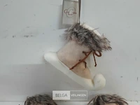 4 x hangdeco schaats uit stof 15 cm - afbeelding 3 van  3