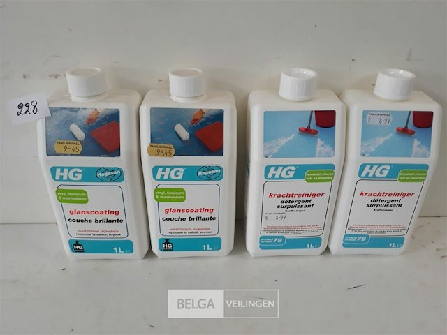 4 x hg voor kunststof en vinyl 1 l - afbeelding 1 van  3