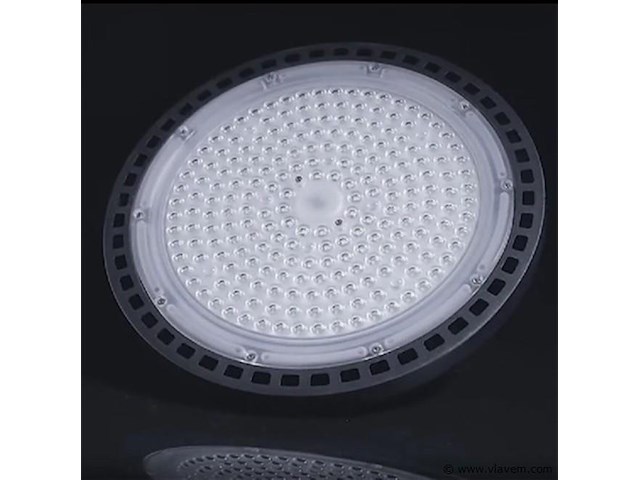 4 x highbay ufo 100w - pro design smd - dimbaar - koud wit 6500k - afbeelding 2 van  8