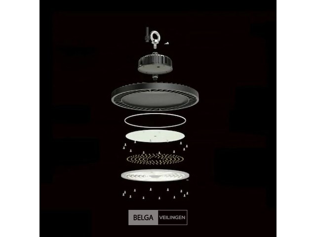 4 x highbay ufo 100w - pro design smd - dimbaar - koud wit 6500k - afbeelding 8 van  10