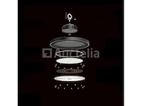 4 x highbay ufo 100w – pro design – instelbaar vermogen (60% / 80% / 100%) – 6500k cool white - afbeelding 5 van  9