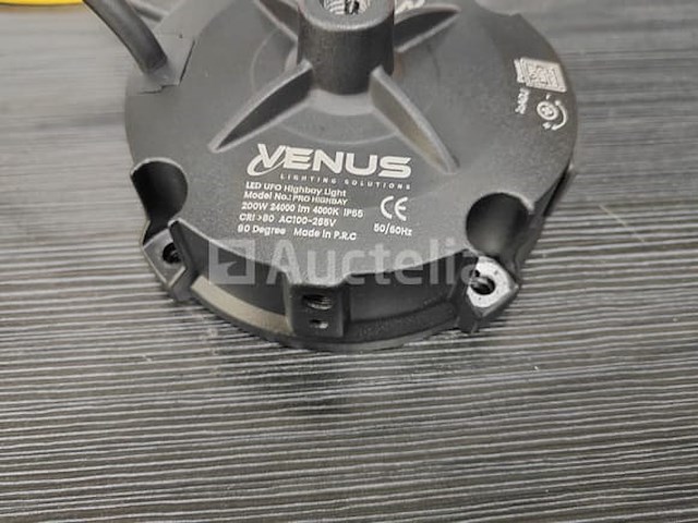 4 x highbay ufo 200w – pro design – instelbaar vermogen (60% / 80% / 100%) – 4000k neutraal wit - afbeelding 3 van  9