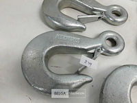 4 x hijshaken verzinkt met klep 2500 kg - afbeelding 3 van  3