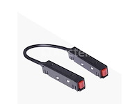 4 x hoekconnector voor magnetische rail – 48v – zwart - afbeelding 1 van  3