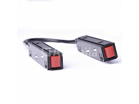 4 x hoekconnector voor magnetische rail – 48v – zwart - afbeelding 2 van  3