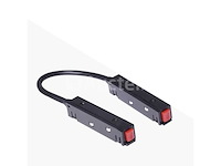 4 x hoekconnector voor magnetische rail – 48v – zwart - afbeelding 2 van  3