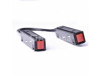 4 x hoekconnector voor magnetische rail – 48v – zwart - afbeelding 3 van  3