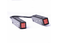 4 x hoekconnector voor magnetische rail – 48v – zwart - afbeelding 2 van  2
