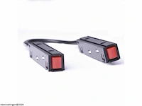 4 x hoekconnector voor magnetische rail – 48v – zwart - afbeelding 3 van  4