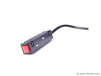 4 x hoekconnector voor magnetische rail – 48v – zwart - afbeelding 3 van  3