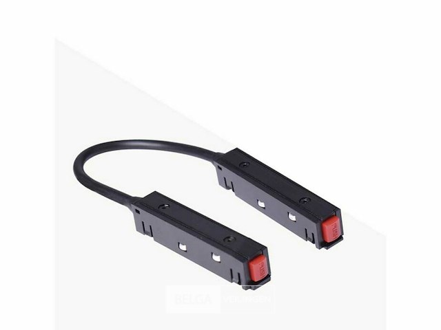 4 x hoekconnector voor magnetische rail – 48v – zwart - afbeelding 1 van  4