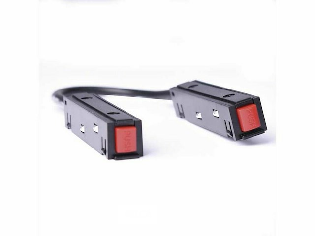 4 x hoekconnector voor magnetische rail – 48v – zwart - afbeelding 3 van  4