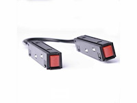 4 x hoekconnector voor magnetische rail – 48v – zwart - afbeelding 3 van  4