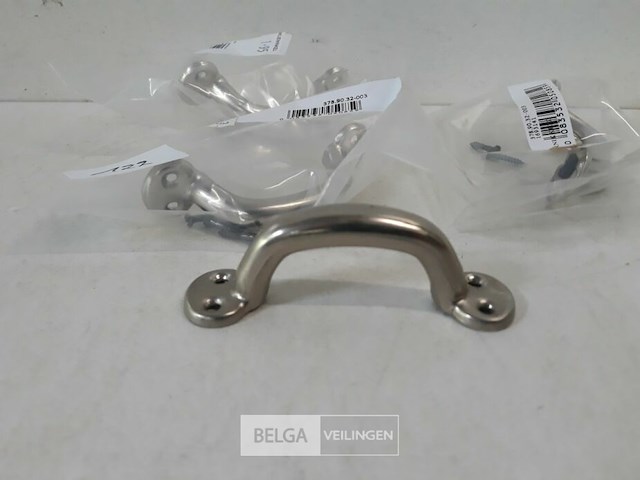4 x holle greep vernikkeld 90 mm - afbeelding 3 van  3
