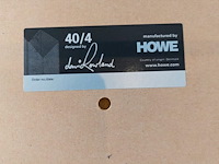 4 x howe 40/4 design vergaderstoel by david rowland (rood) - afbeelding 5 van  7