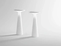 4 x intec brio oplaadbare design lampen wit - afbeelding 1 van  4