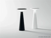 4 x intec brio oplaadbare design lampen zwart