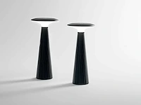 4 x intec brio oplaadbare design lampen zwart - afbeelding 4 van  4