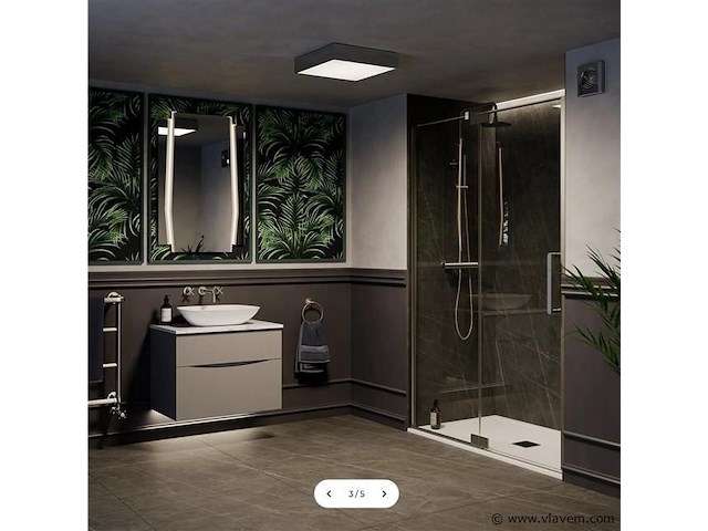 4 x intec led klio q40 zwart - afbeelding 3 van  4