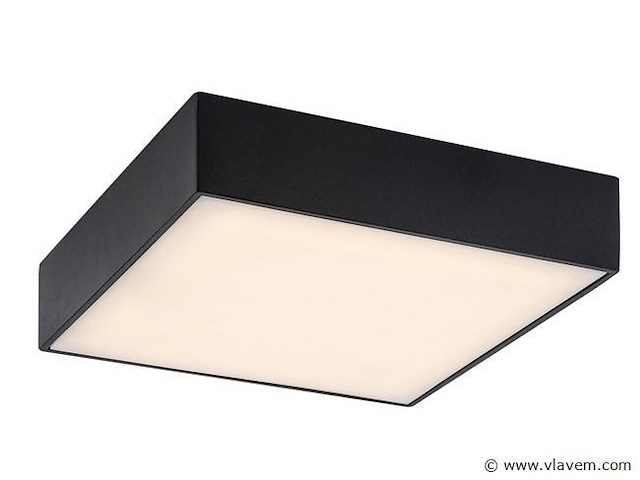 4 x intec led klio q40 zwart - afbeelding 4 van  4