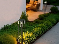 4 x intec led kyoto solar vloerlampen - afbeelding 4 van  10