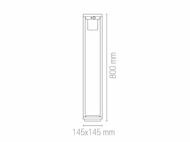 4 x intec led kyoto solar vloerlampen - afbeelding 9 van  10