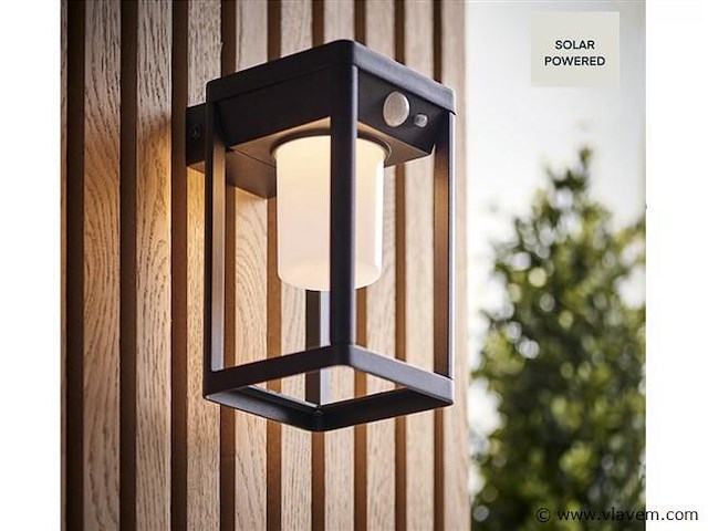 4 x intec led kyoto solar wandlampen - afbeelding 1 van  10