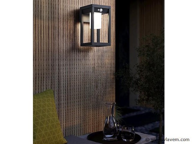 4 x intec led kyoto solar wandlampen - afbeelding 9 van  10