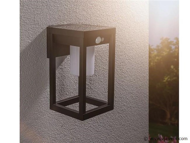 4 x intec led kyoto solar wandlampen - afbeelding 10 van  10