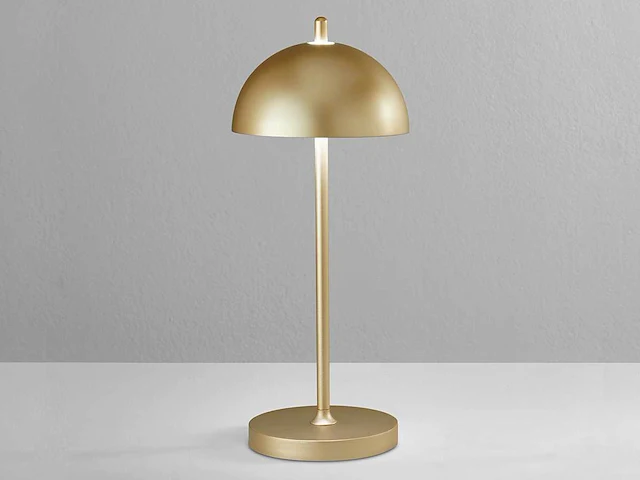 4 x intec led party oplaadbare design lampen goud - afbeelding 4 van  4