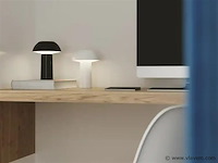 4 x intec mykes oplaadbare tafellamp wit - afbeelding 6 van  7