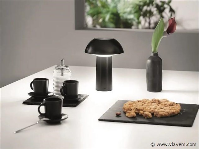 4 x intec mykes oplaadbare tafellamp wit - afbeelding 7 van  7