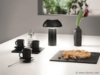 4 x intec mykes oplaadbare tafellamp wit - afbeelding 7 van  7