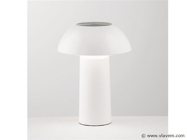 4 x intec mykes oplaadbare tafellamp wit - afbeelding 2 van  7