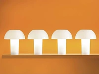 4 x intec mykes oplaadbare tafellamp wit - afbeelding 4 van  7
