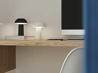 4 x intec mykes oplaadbare tafellamp wit - afbeelding 7 van  7