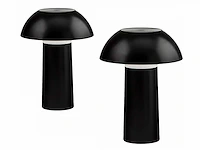 4 x intec mykes oplaadbare tafellamp zwart - afbeelding 4 van  8