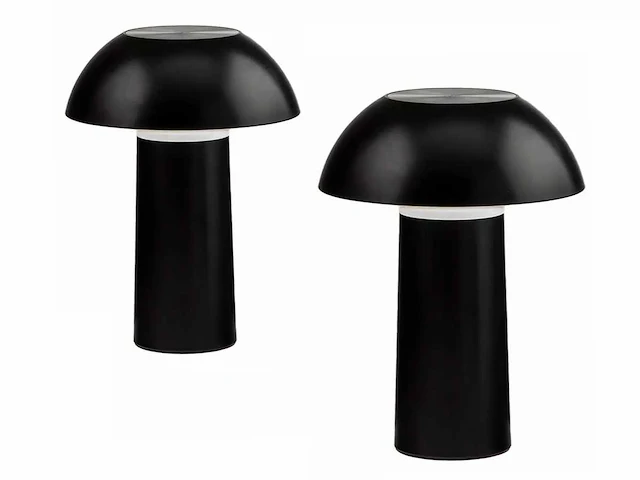 4 x intec mykes oplaadbare tafellamp zwart - afbeelding 9 van  9
