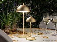4 x intec party oplaadbare design lampen goud - afbeelding 1 van  5
