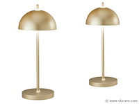 4 x intec party oplaadbare design lampen goud - afbeelding 2 van  4
