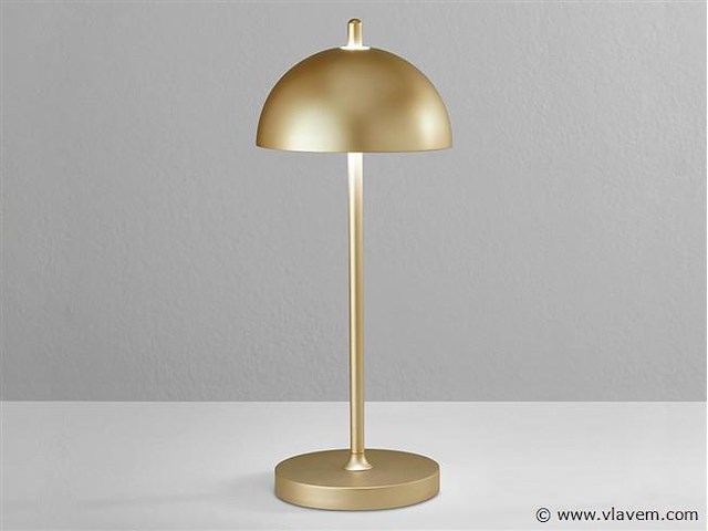 4 x intec party oplaadbare design lampen goud - afbeelding 1 van  5