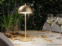 4 x intec party oplaadbare design lampen goud - afbeelding 1 van  4
