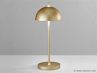 4 x intec party oplaadbare design lampen goud - afbeelding 3 van  4