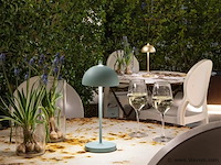 4 x intec party oplaadbare design lampen goud - afbeelding 4 van  5