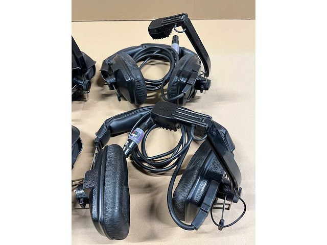 4 x intercom beyer dynamic dt109 dual ear headphone w/single microphone - afbeelding 4 van  6